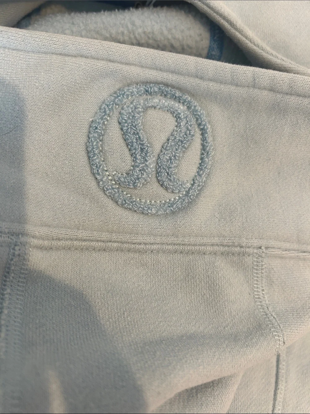 lululemon athletica Light Blue Zip-Up Hoodie